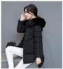 MECEBOM Women's Jacket Winter 2017 New Medium-Long Cotton Parka Plus Size Coat Slim Ladies Casual Clothing