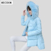 MECEBOM Women's Jacket Winter 2017 New Medium-Long Cotton Parka Plus Size Coat Slim Ladies Casual Clothing