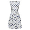 Meaneor 2017 sexy vestido summer dress dot print chiffon elegant casual bow dress White, Pink, Blue, Black Meaneor 2017 sexy vestido summer dress dot print chiffon elegant casual bow dress White, Pink, Blue, Black