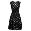 Meaneor 2017 sexy vestido summer dress dot print chiffon elegant casual bow Dot Print dress women Ladie Girls Lovely dresses