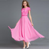 MCQY8267L#New spring summer 2017 Bohemian chiffon lace long green bride wedding toast dress cheap wholesale Bridesmaid Dresses