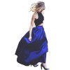 Maxi Long Skirt Floor Length Ladies High Waisted Skirts Women Neon Yellow Black Saias Longa 2018 Femininas Formal Jupe Femme