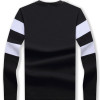 Liseaven 2017 New Autumn Winter Mens Long Sleeve T-Shirt O Neck Striped T Shirt for Men