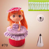 LINSBAYWU Icing Piping Nozzle Cake Decorating Sugarcraft Pastry Tips Tool Babi Baking Tool