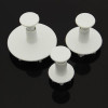 LINSBAYWU 3pcs/lot Snowflake Mould Fondant Cake Decorating Sugar craft Cutter Plunger Mold