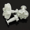 LINSBAYWU 3pcs/lot Snowflake Mould Fondant Cake Decorating Sugar craft Cutter Plunger Mold
