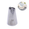 LINSBAYWU #86 Fold Cream Metal Tips Icing Piping Nozzles Cake Cream Cupcake Pastry Tool