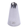 LINSBAYWU #2D Large Size Rose Flower Cake Decorating Icing Tip Cupcake Nozzles Decoration
