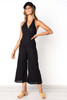 Limitless Jumpsuit: Elegant Halter Neck Design & Wide Legs