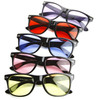 Limited Edition Horned Rim Sunglasses with Color Tinted Lenses