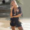 Stylish Boho Floral Print Women’s Playsuit by Lily Rosie Girl Stylish Boho Floral Print Women’s Playsuit by Lily Rosie Girl