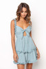 Lilo Dress - Sage Solid Bodycon for Casual Elegance