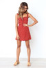 Lillian Dress in Rust - Stylish Casual Bodycon for Women
