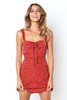 Lillian Dress in Rust - Stylish Casual Bodycon for Women