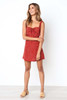 Lillian Dress in Rust - Stylish Casual Bodycon for Women