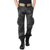 LILL Men's Tactical Pants - Pure Cotton Camouflage Cargo Trousers