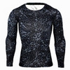 Lightning Men's Camouflage Compression Fitness Top - Long Sleeve