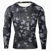 Lightning Men's Camouflage Compression Fitness Top - Long Sleeve