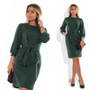 2018 Plus size winter dress bodycon bandage dress elegant large black work dress waist peated big 5XL 6XL women dress female