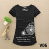 2018 O-neck sexy women shirts T-shirts women tops and tees summer butterfly women tops t shirt