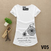 2018 O-neck sexy women shirts T-shirts women tops and tees summer butterfly women tops t shirt