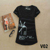 2018 O-neck sexy women shirts T-shirts women tops and tees summer butterfly women tops t shirt