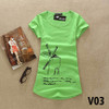 2018 O-neck sexy women shirts T-shirts women tops and tees summer butterfly women tops t shirt