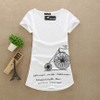 2018 O-neck sexy women shirts T-shirts women tops and tees summer butterfly women tops t shirt