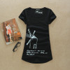 2018 O-neck sexy women shirts T-shirts women tops and tees summer butterfly women tops t shirt