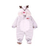 2018 Newborn Rompers Winter cotton Thick Warm Baby boy girl Clothes baby Long Sleeve Hooded Jumpsuit Kids Outwear for 0-24M