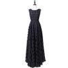 2018 New Women Summer Dress Elegant Vintage Black White Organza Sleeveless Long Beach Maxi Dress Sundress Vestidos De Festa