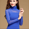2018 New Women Blouse Shirt Elegant Long Sleeve Turtleneck Shirt Women Top Lace Blouse Tops For Women Plus Size Female Blusas