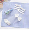 2018 new summer fashion socks wholesale transparent crystal Japanese glass wool socks socks three bars