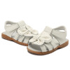 2018 New Summer Children Sandals for Girls Genuine Leather Bowtie Princess Shoes Kids Beach Sandals Baby Toddler Shoes White