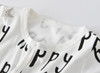 Adorable 2018 Infant Rompers for Newborns and Toddlers - Long Sleeve Happy Print Jumpsuit for Baby Boys and Girls