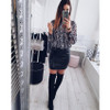 Trendy 2018 Autumn Women’s Sexy Chiffon Blouses - Casual Printed Shirts & Loose Tops for Effortless Style