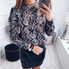Trendy 2018 Autumn Women’s Sexy Chiffon Blouses - Casual Printed Shirts & Loose Tops for Effortless Style