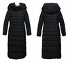 2023 Women's Winter Warm Long Down Jacket - Plus Size Hooded, Thick Quality White Duck Down for Ultimate Comfort
