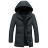 Men's Plus Size Waterproof Down Jacket - 2017 Long Hooded Winter Parka for Casual Style and Warmth