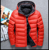 Men's 2017 Winter Fashion Casual Thin Hooded Down Jacket - High-Quality Warm Outerwear in Large Sizes 3XL & 4XL