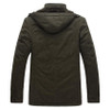 AFS Jeep Men’s Long Winter Down Jacket – 2017 Fashion Loose Fit Cotton Coat with Free Shipping