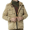 AFS Jeep Men’s Long Winter Down Jacket – 2017 Fashion Loose Fit Cotton Coat with Free Shipping