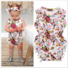 Adorable Floral Baby Girls Romper Jumpsuit Sunsuit with Tassels | Stylish One-Piece Outfit for Newborns and Infants (0-24 Months)