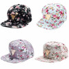 Stylish Floral Snapback Cap - Adjustable Hip-Hop Baseball Hat for Trendy Look