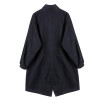Women's Floral Embroidered Spring Bomber Jacket - Vintage Long Windbreaker Coat with Rivet Pearl Zipper Outwear