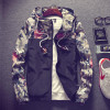 Stylish Floral Bomber Jacket for Men | Hip Hop Slim Fit Hooded Coat | Plus Size 4XL Available
