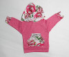 Floral Baby Girls 2-Piece Outfit Set - Long Sleeve Hooded Sweatshirt and Pants for Comfortable Playtime