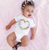 Adorable Floral Short Sleeve Bodysuits for Baby Girls - Summer & Spring Infant Clothing, Perfect Jumpsuits for Newborns Ages 0-12 Months