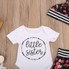 Adorable Floral Autumn Outfit for Baby Girls - 3PCS Toddler Romper, Long Pants & Hat Set