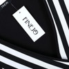 FINEJO Summer 2017 Women's Sexy V-Neck Striped Sleeveless Bodycon Mini Party Dress - Plus Size Available